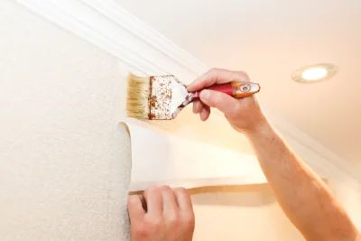 Pose de papier peint à Santenay — revêtements muraux et toiles de verre